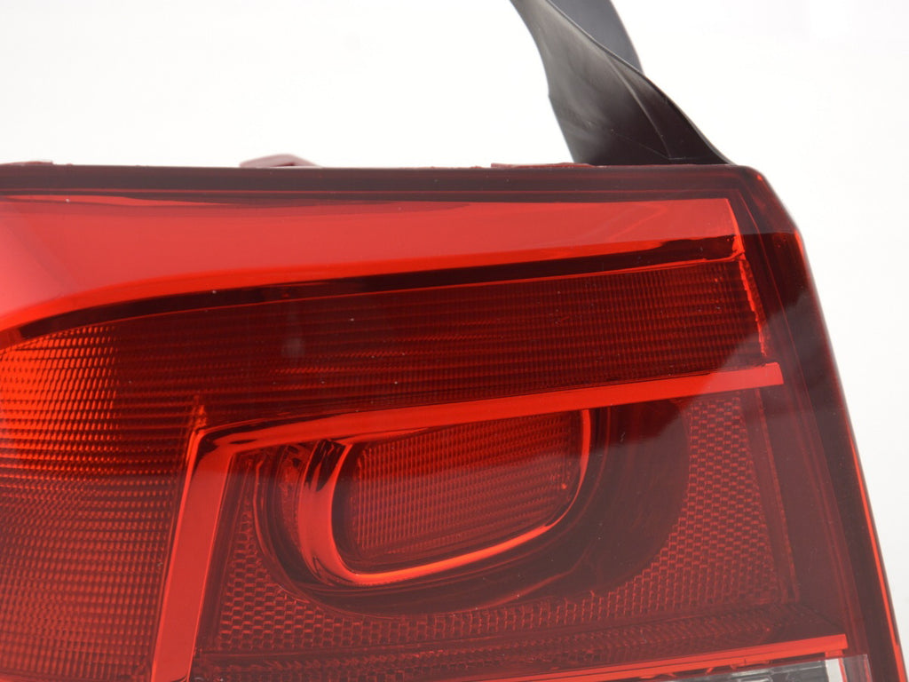 Spare parts rear light left VW Passat 3C Sedan 2010- red / clear