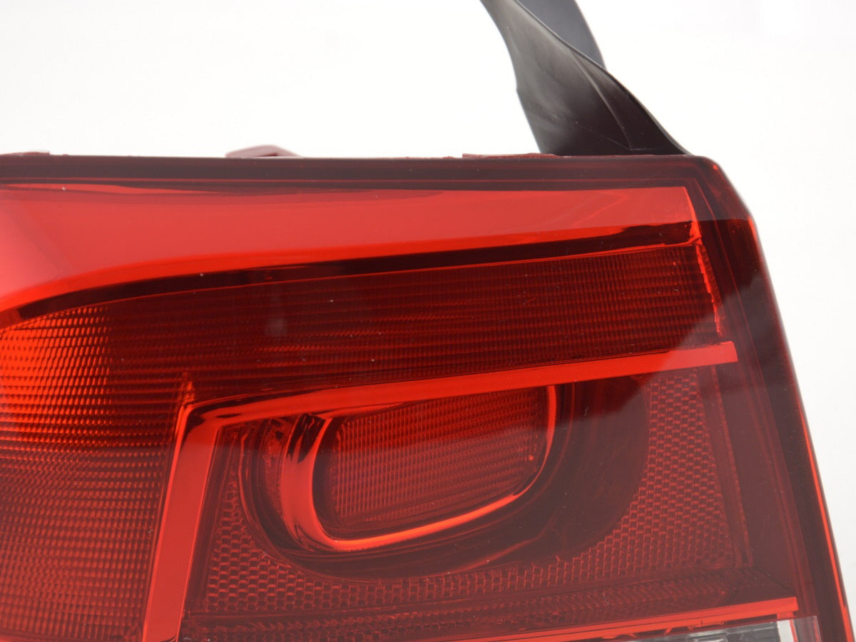 Spare parts rear light left VW Passat 3C Sedan 2010- red / clear