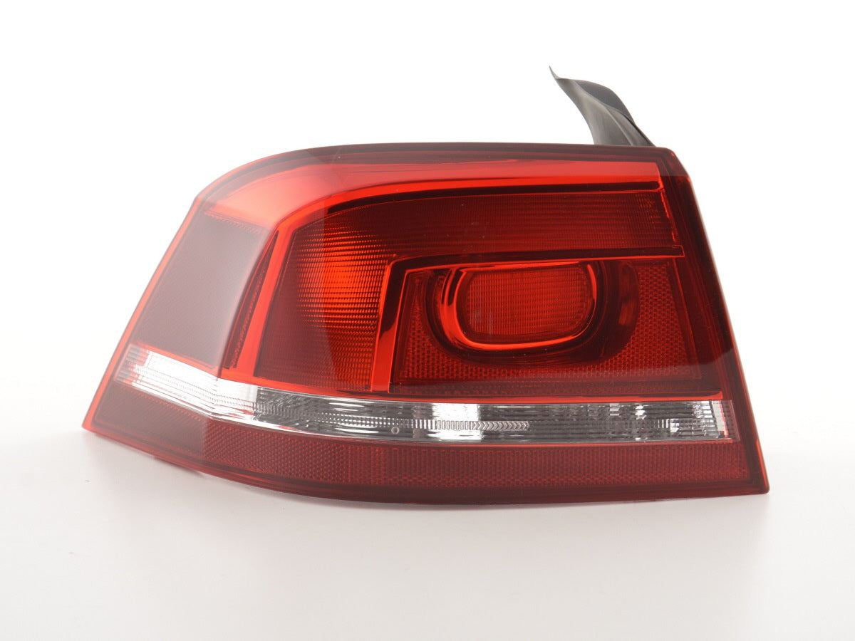 Spare parts rear light left VW Passat 3C Sedan 2010- red / clear
